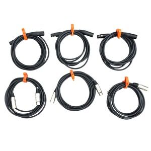 Audio-Technica 10' XLR Microphone Cables 3-Pin Male to Female Lot of 6